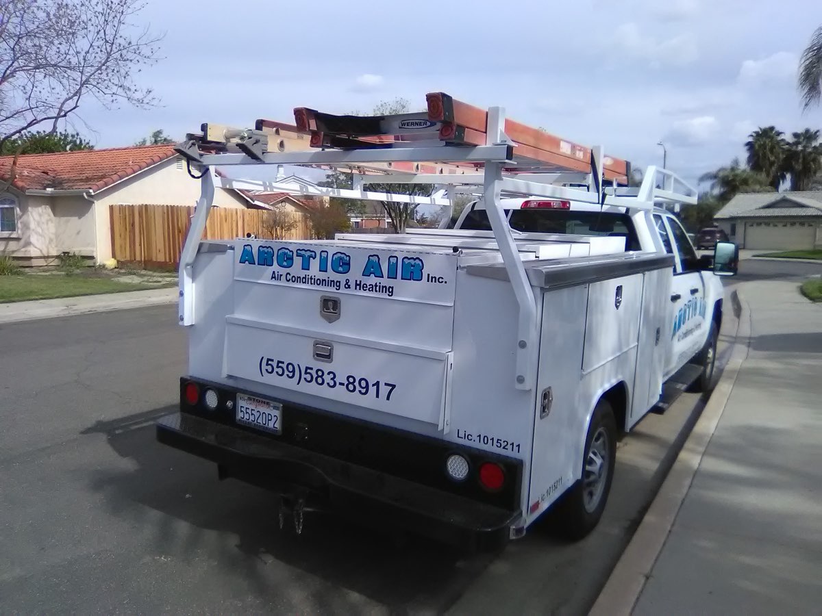Arctic Air Inc service truck
